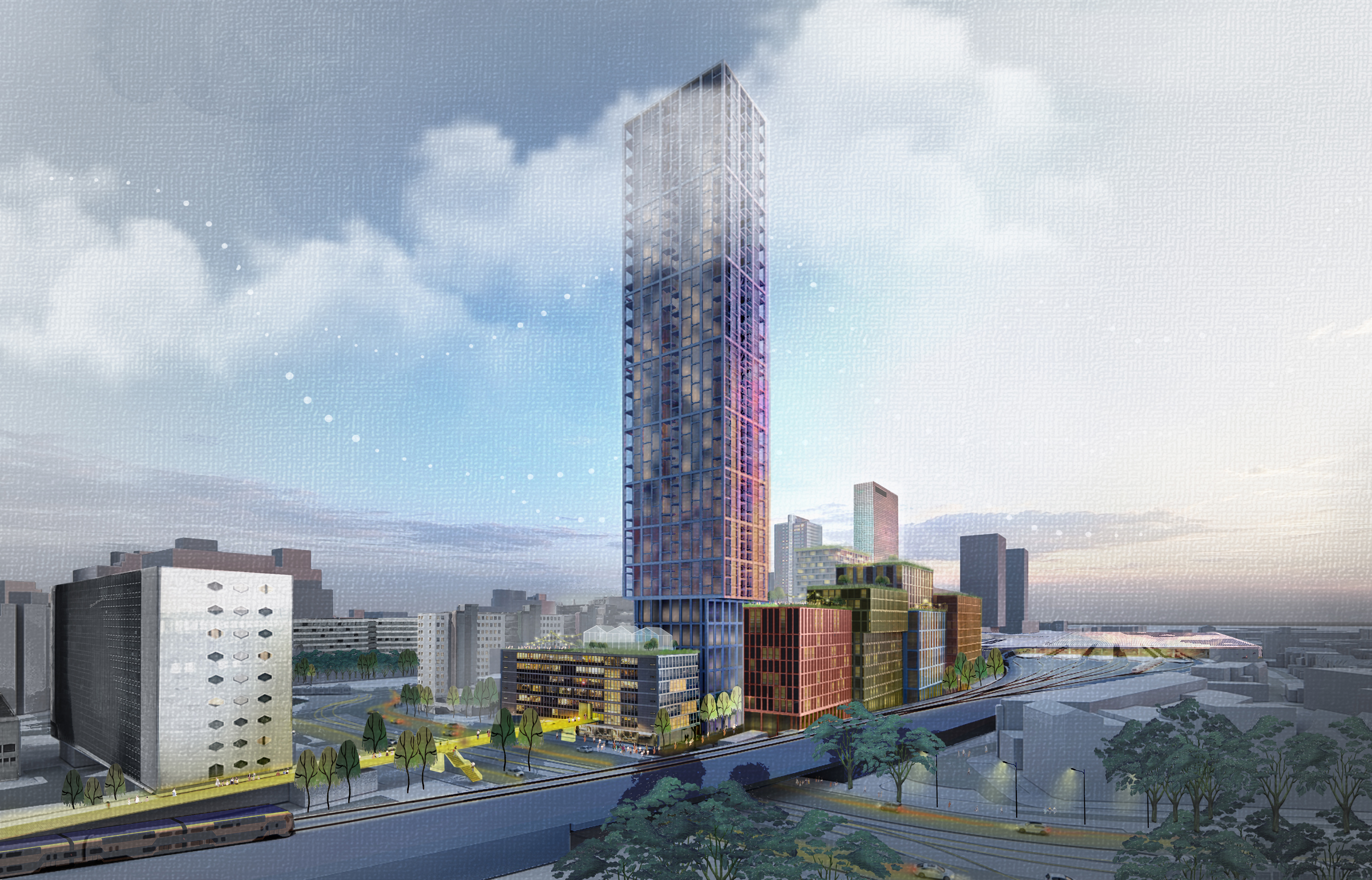 Rotterdam’s City Council confirmed the zoning plan for Schiekadeblok